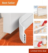 Under Door Draft Blocker - 41" Weather Stripping for Ultimate Energy Efficiency