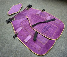 Top Farriers Tools Full Leather Deluxe Chaps No Canvas  Genuine 27'' Long Apron