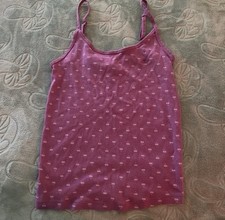 PINK Victoria's Secret Pink Solid Camisole Tank Top Straps Women's Size S