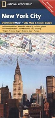 National Geographic Maps ~ New York City Map 9781597750691