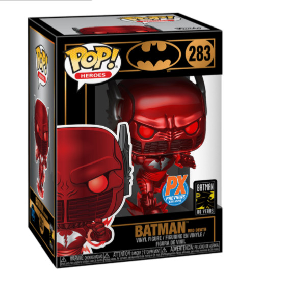 Funko Pop! Red Death Batman 80 Years Dc Comics Px Previews In Stock Pop 283