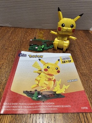 MEGA BLOKS Pokemon pikachu Building Set w/instructions book