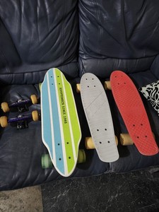 Kryptonics Cruising Complete Longboard Skateboards Lot of 3 w/ Trucks & Wheels