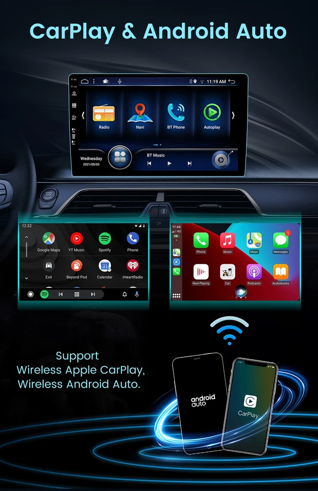 6+128GB Für Isuzu D-Max 2012-2016 Android 15 Autoradio DAB+ CarPlay DSP RDS WIFI - Bild 4 von 4