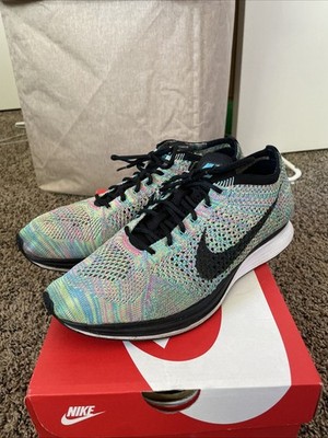 Nike Flyknit Racer Multicolor 2.0 Trainer HTM - Size 9.5