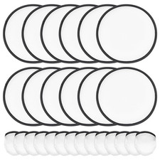30 Pcs White Foldable Folding Fans Flying Disc, Cooling Fan Portable Party Favor
