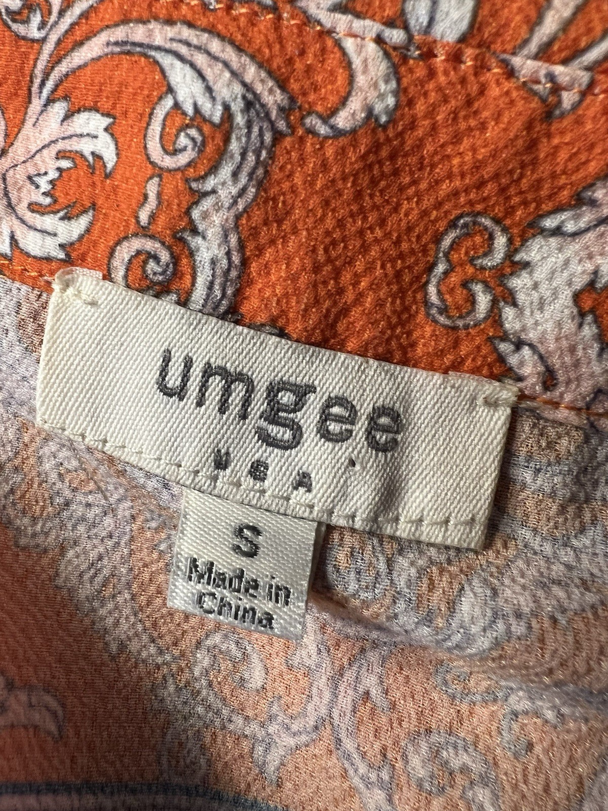 Umgee Small Equestrian Print Button Down Blouse P… - image 7