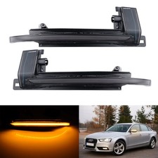 2x Grau Außenspiegel Spiegelblinker LED für Audi A5 / S5 8T3 (06/2007-05/2009)