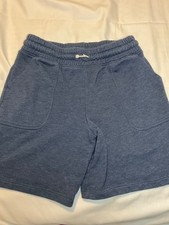 Wonder Nation Boys Terry Knit Shorts Blue Size L 10-12