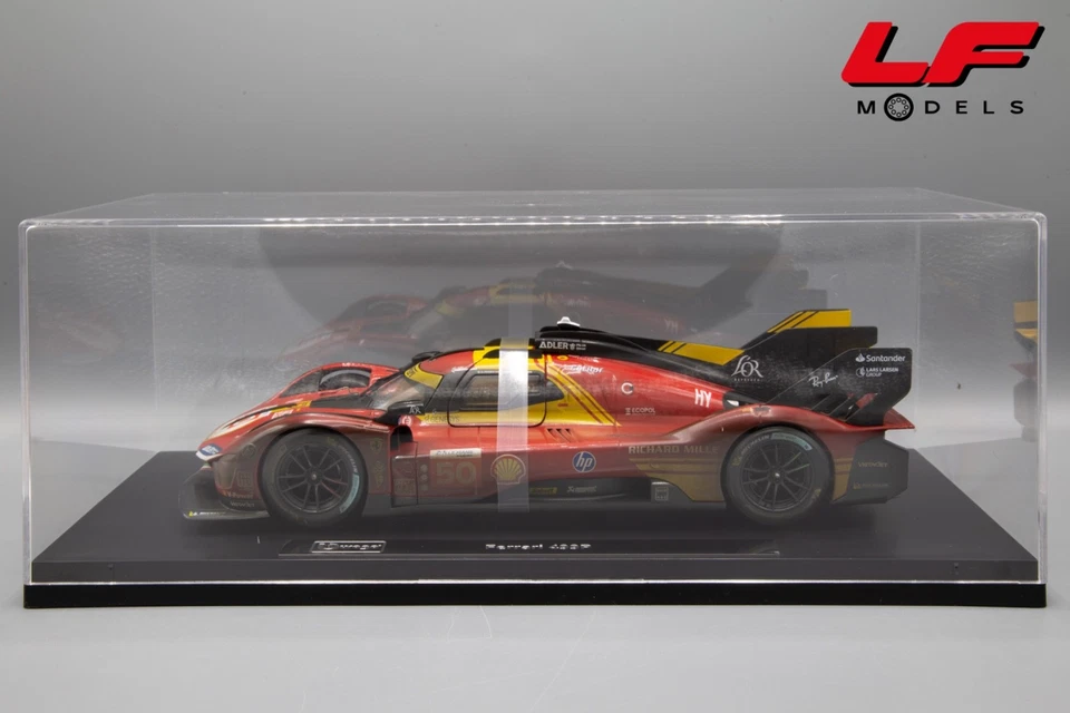 1:18 Ferrari 499P N50 Winner Le Mans 2024 Dirty version (After Race) - Burago - Immagine 3 di 4