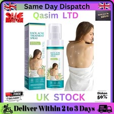Body Acne Spray Back Acne Treatment 120ml Clear Spots Blemishes Blackheads Wash