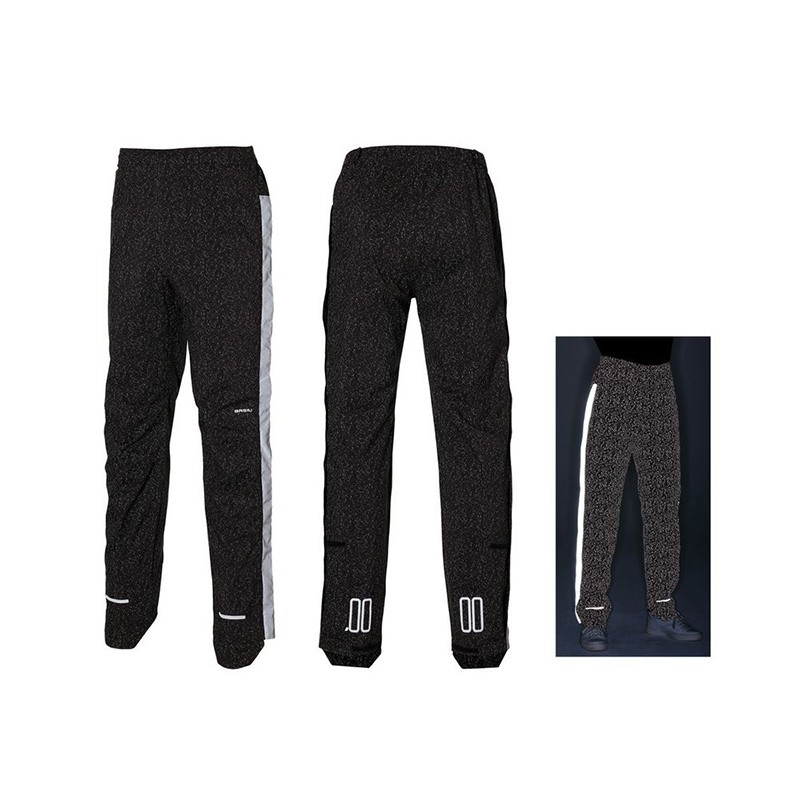 BASIL Pantalon impermeable hombre con reflectantes SKANE HIVIS BLUESIGN