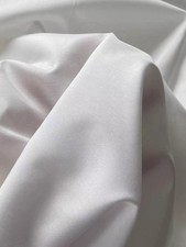 15Momme Mulberry Silk Cotton Fabric Lining 54'' Wide Natural White Material Silk