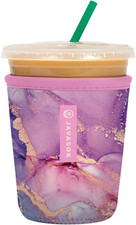 Javasok Iced Coffee Cold Soda Insulated Neoprene Cup Sleeve Small: 16-20Oz