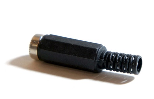 Female DC 5.5mm x 2.1mm Solder Connector Plug Barrel For CCTV and other projects - Picture 2 of 4
