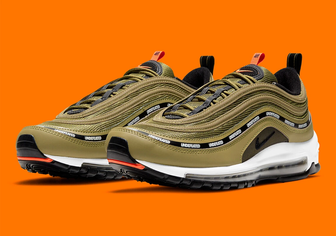 UNDEFEATED x NIKE AIR MAX 97 OLIVE DC4830-300 Sneakers Shoes Mens