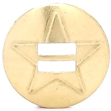 Slotted Star Concho 70/30 Brass 1-1/2" 1351-06