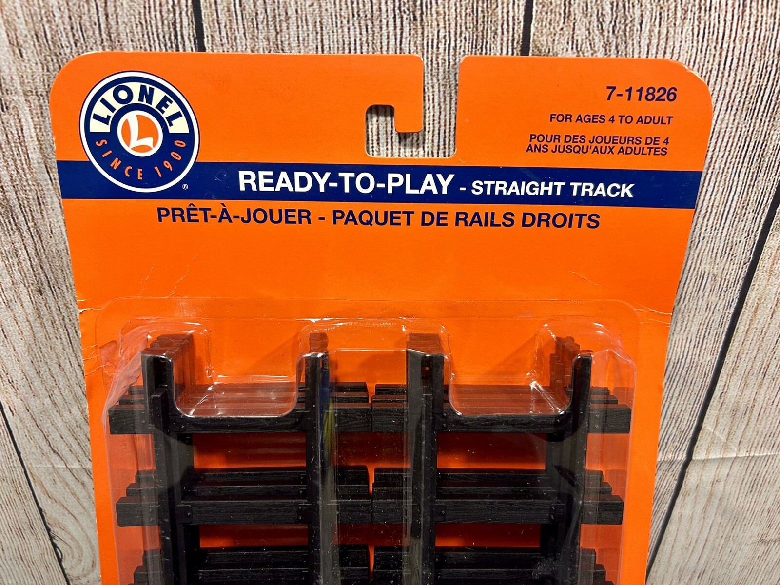 NEW Lionel ReadyToPlay Straight Train Track 12 Pieces (711826) G