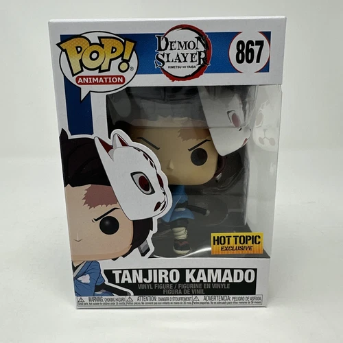 Funko POP! Tanjiro Kamado 867 Demon Slayer Hot Topic Exclusive Anime