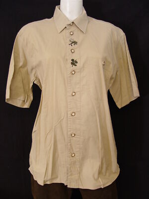 Size L 41/42 costume shirt shirt classic collar cotton with embroidery TH091