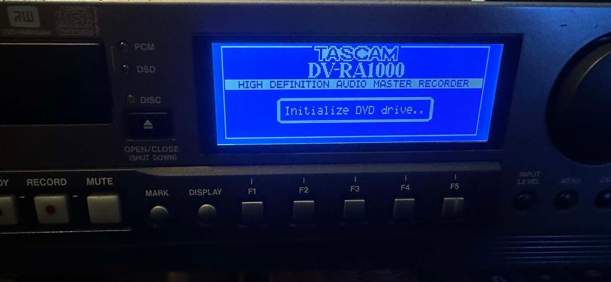 TASCAM DV-RA1000 High Definition Master CD/DVD Recorder W/ REMOTE