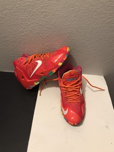 lebron james multicolor shoes