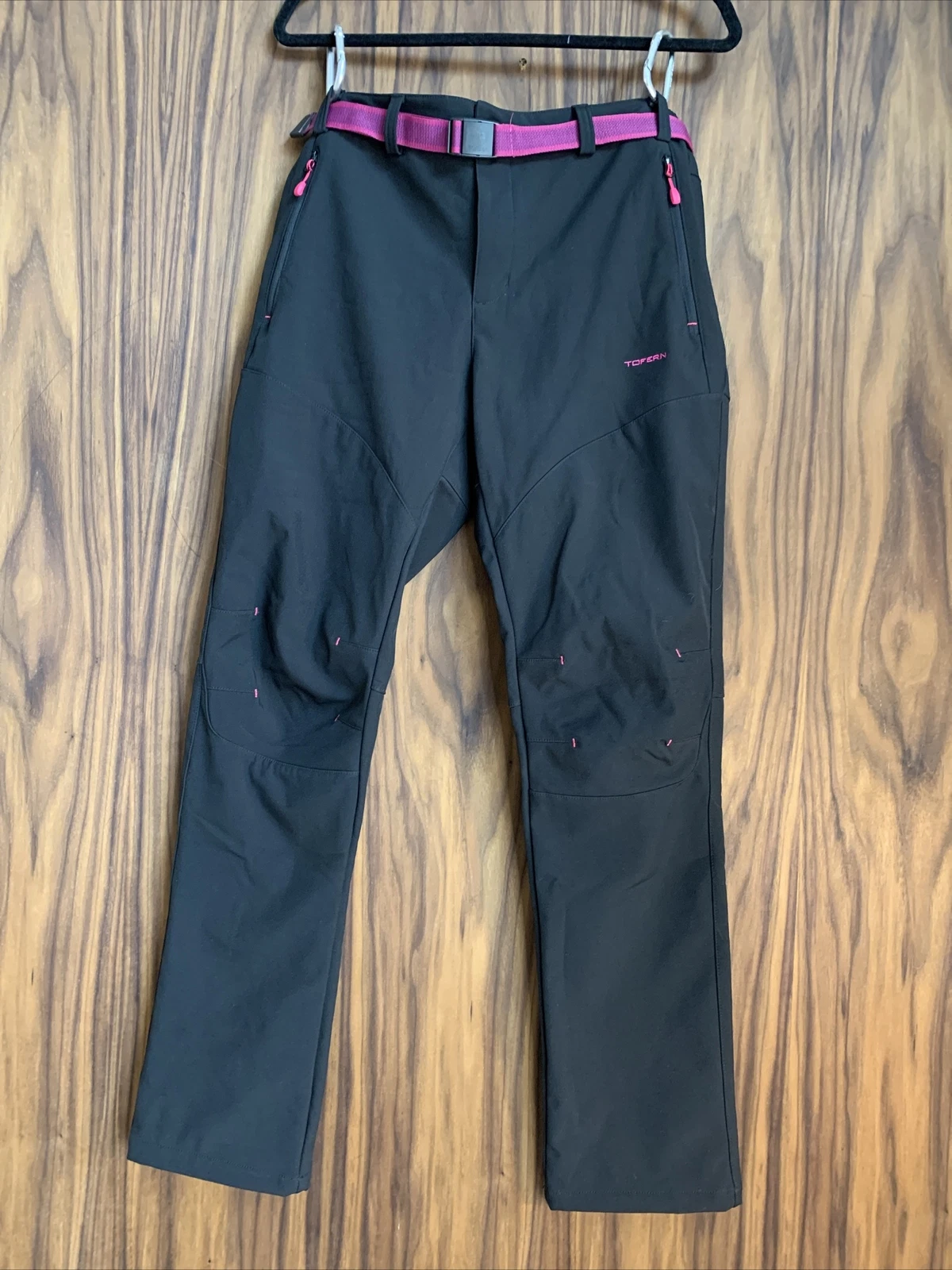 Tofern Womens Softshell Pant Winter Warm Breathable Water&Windproof(Size-L)NEW