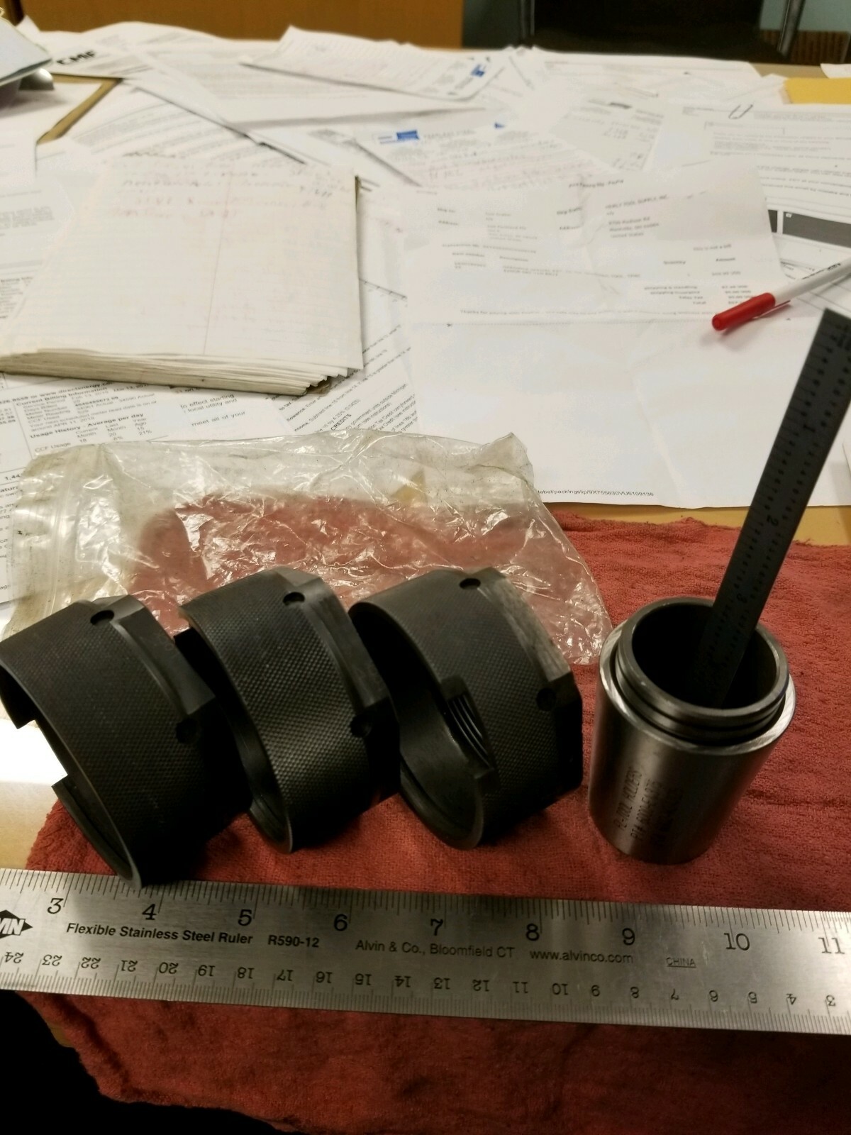 FLTOOL HOLDERS COLLET AND NUTS, part 5011C, Part 6000E1.375 1 3/8