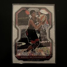 2021 Panini Prizm WNBA Angel McCoughtry White Sparkle Prizm