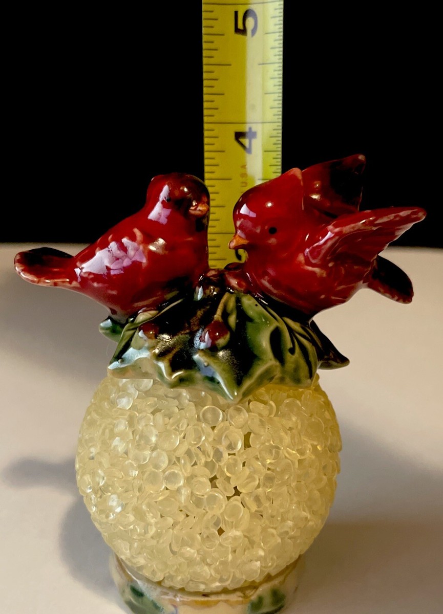Vintage Kirkland's Red Cardinals Led Porcelain Figurine 3.75”T | eBay