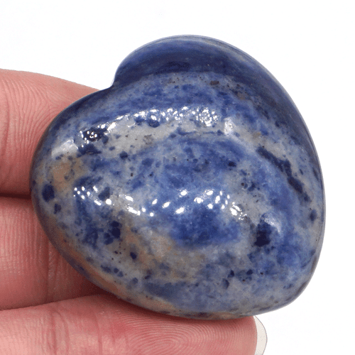 1.5" Love Heart Shape Stone Crystal Carving Palm Stone Reiki Healing Gift Decor - Picture 5 of 101