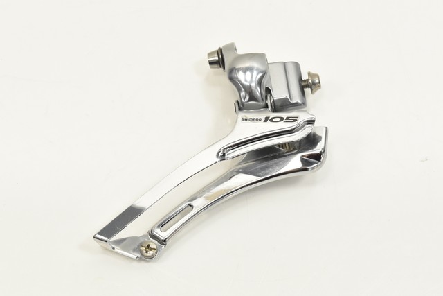 Shimano 105 Front Derailleur Fd 5600 Braze On Silver New Derailleurs Front