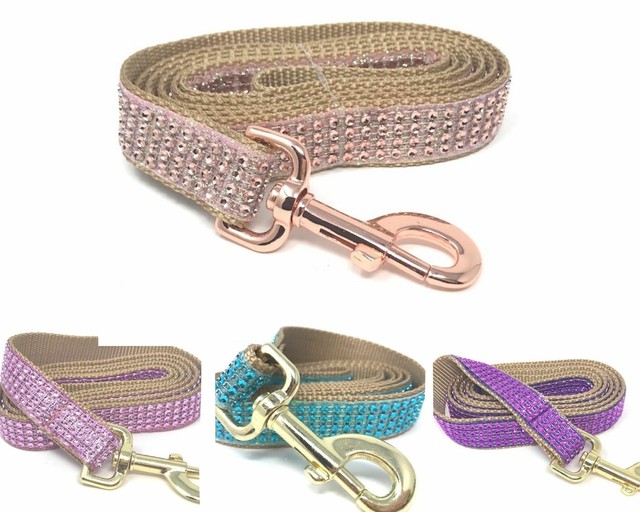 rhinestone dog leash