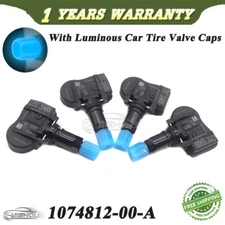 4PCS New TPMS Tire Pressure Sensor 433MHz 1074812-00-A/B For Tesla Model 3 S X