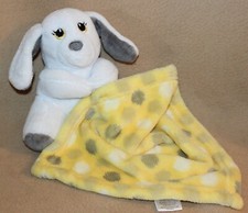 Little Beginnings Puppy Dog Lovey Yellow Plush Blankie