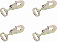 2" Twisted Flat Snap Hook - 4 Pack