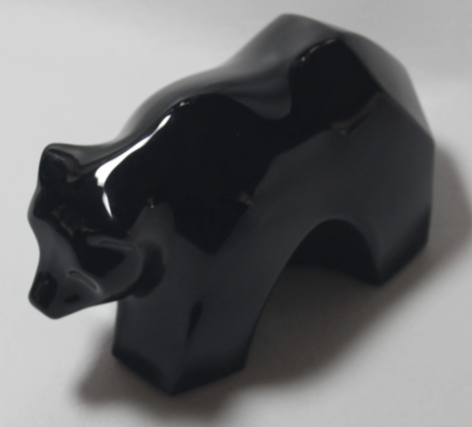 彫刻・オブジェ Baccarat black crystal bear BACCARAT | Be@rbricks