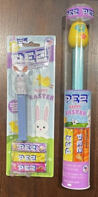 PEZ * Easter 2022 Dispensers * Butterfly Egg & Full Body Bunny * MOC * MIT