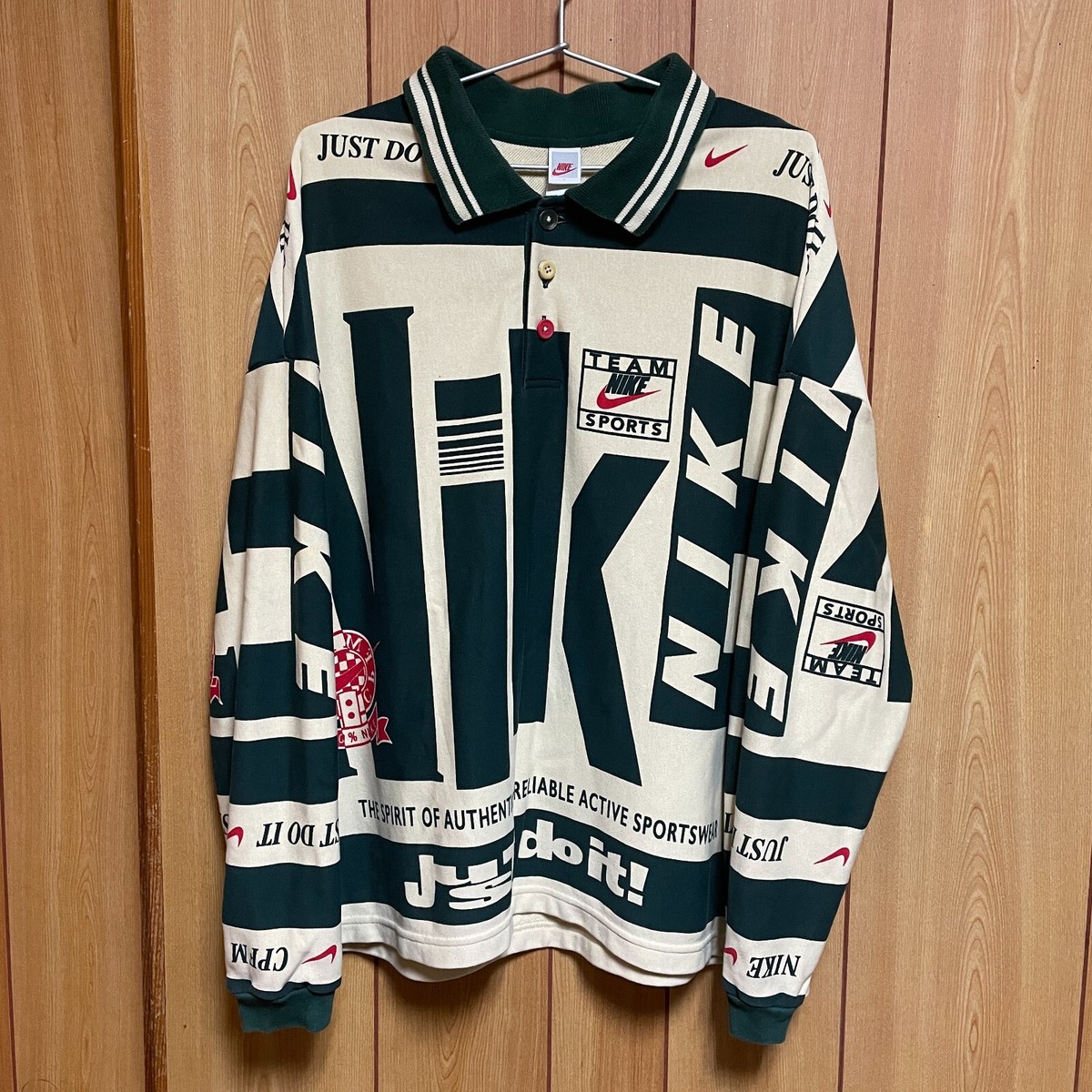 Nike x cpfm ポロシャツ Lサイズ NIKE x Cactus Plant Flea Market ナイキ カクタス LONG SLEEVE