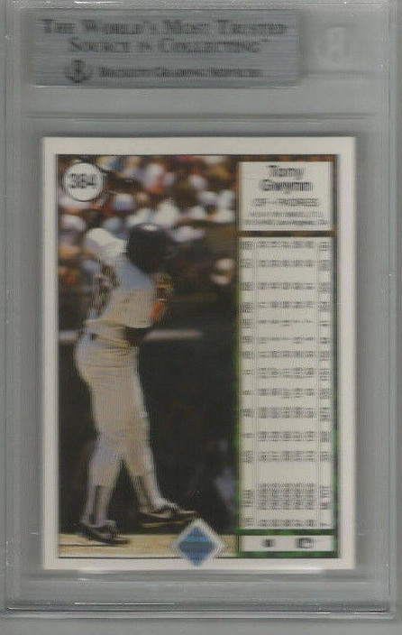 Tony Gwynn 1989 Upper Deck BGS 8.5 | eBay