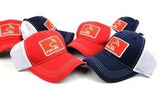 New Fulling Mill Trucker Fishing Angling Caps, Blue, Red & Graphite & Olive