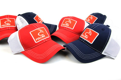 Neu Fulling Mill Trucker Angeln Angeln Angeln Kappen, blau, rot & graphit & oliv
