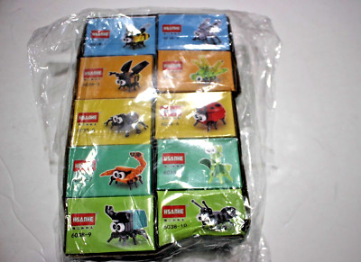 HSANHE 6038 1-10 SET INSECT MINI FIGURES
