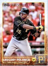 2015 Gregory Polanco #253 Future Star Baseball Card (Topps)