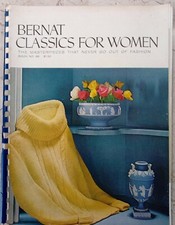 Bernat Classics for Women 96 Handicrafter 1961 Vtg Fashion Knit Sweaters Coat