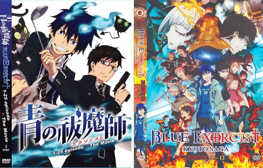 ANIME DVD BLUE EXORCIST SEASON 1-2 VOL.1-37 END +MOVIE *ENGLISH DUBBED**REG  ALL*