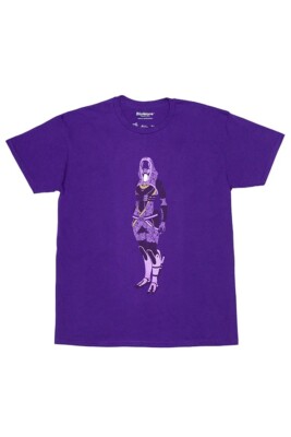 Mass Effect Tali Silhouette Purple Unisex Tee T-Shirt NEW