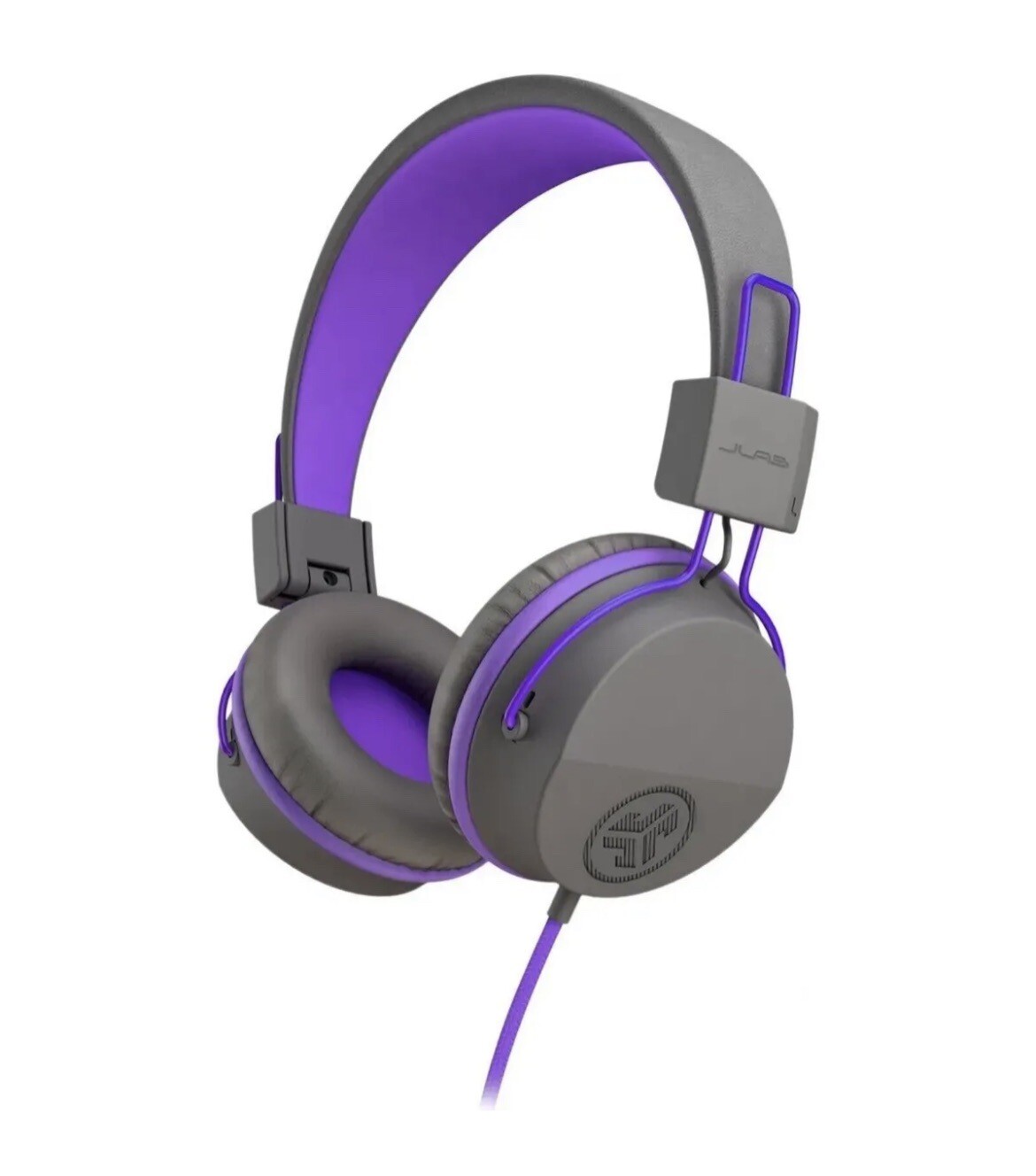 Jbuddies Studio On-Ear Folding Kids Headphones Volume Regulator Age 6+ - Purple image 10