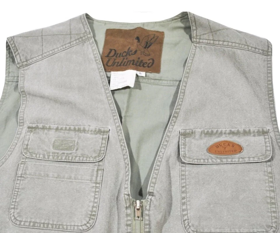 Chaleco Vintage Ducks Unlimited Talla Grande Foto 2 de 2