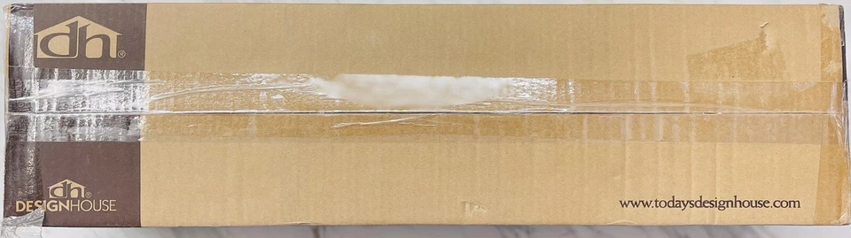 Luz de baño LED integrada de níquel satinado Design House Burke de 23 vatios Foto 2 de 4